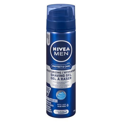 NIVEA MEN Protect & Care Moisturizing Shaving Gel, 198 g