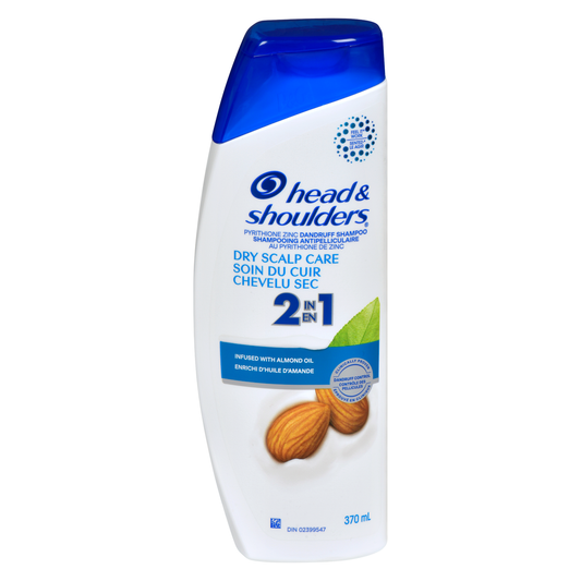 Head & Shoulders Dry Scalp Care 2-in-1 Anti-Dandruff Shampoo & Conditioner, 370 mL