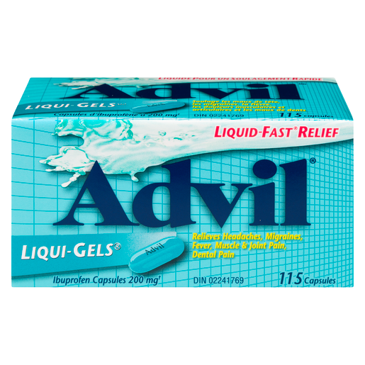 Advil Liqui-Gels Ibuprofen Capsules 200 mg, 115 Capsules