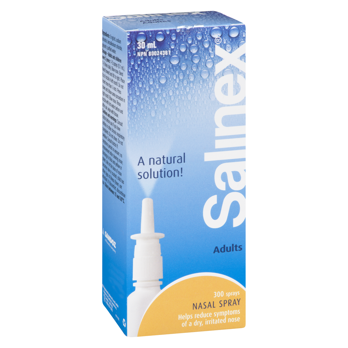 Salinex Daily Care Nasal Spray for Adults, 30 mL