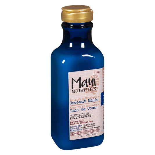 Maui Moisture Nourish & Moisture + Coconut Milk Conditioner, 385 mL