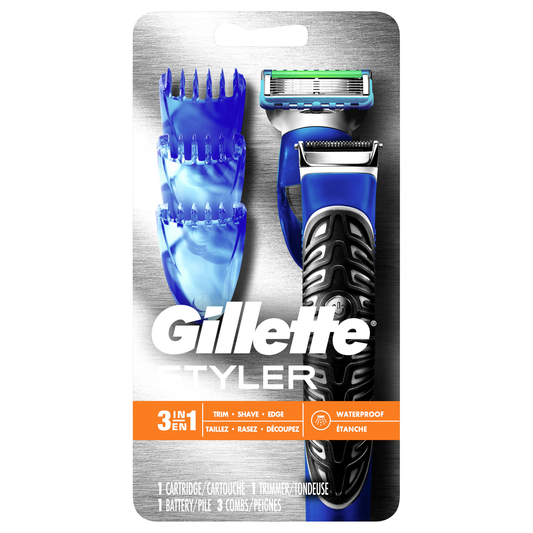 Gillette Fusion5 Styler 3-in-1 Beard Trimmer, Razor & Edger
