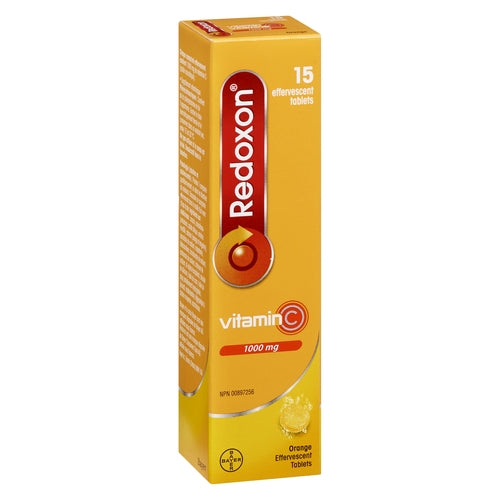 Redoxon Vitamin C 1000 mg Orange Effervescent Tablets, 15 Tablets