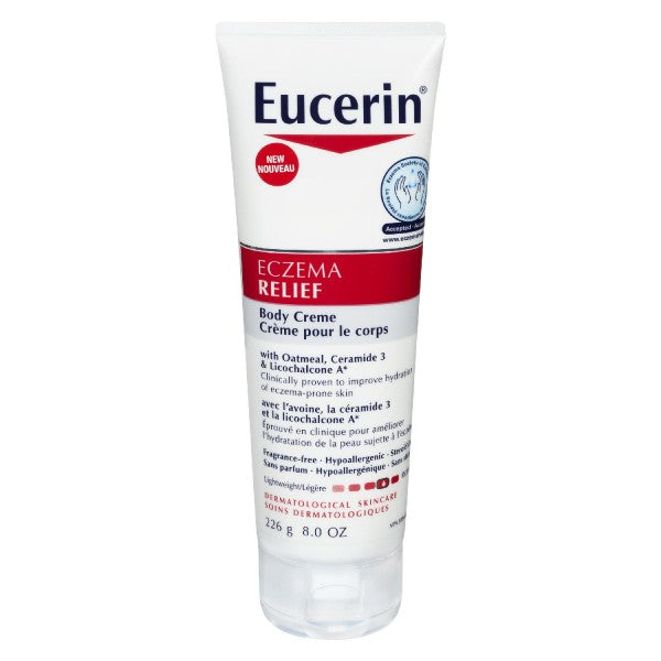 Eucerin Eczema Relief Daily Moisturizing Face & Body Cream, 226 g