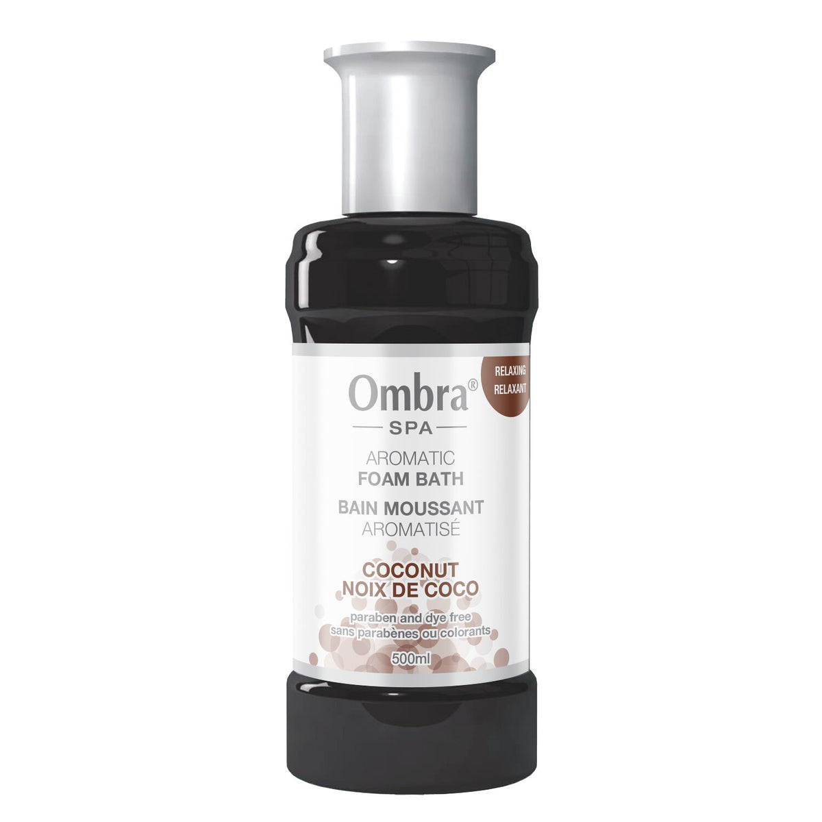 Ombra Spa Aromatic Coconut & Epsom Salt Foam Bath, 500 mL