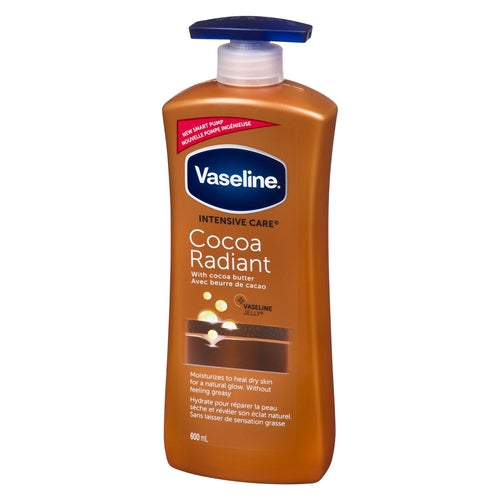 Vaseline Intensive Care Cocoa Radiant Body Lotion, 600 mL
