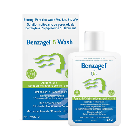Benzagel Acne Wash 5% Benzoyl Peroxide, 85 mL
