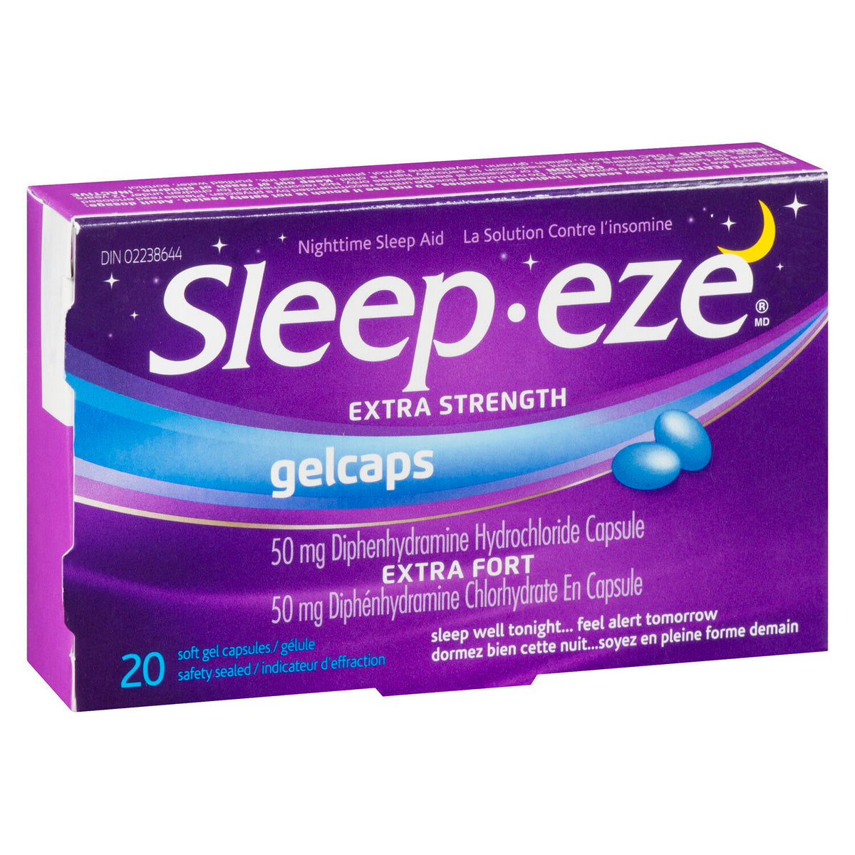 Sleep-Eze Extra Strength GelCaps 50 mg, 20 Softgels