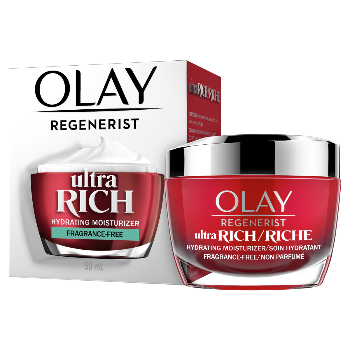 Olay Regenerist Ultra-Rich Hydrating Moisturizer, Fragrance-Free, 50 mL
