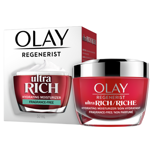 Olay Regenerist Ultra-Rich Hydrating Moisturizer, Fragrance-Free, 50 mL