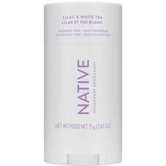 Native Lilac & White Tea Natural Deodorant Stick, 75 g