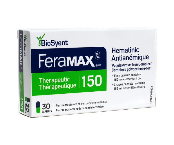 FeraMAX Pd Therapeutic 150 mg Capsules, 30 Capsules