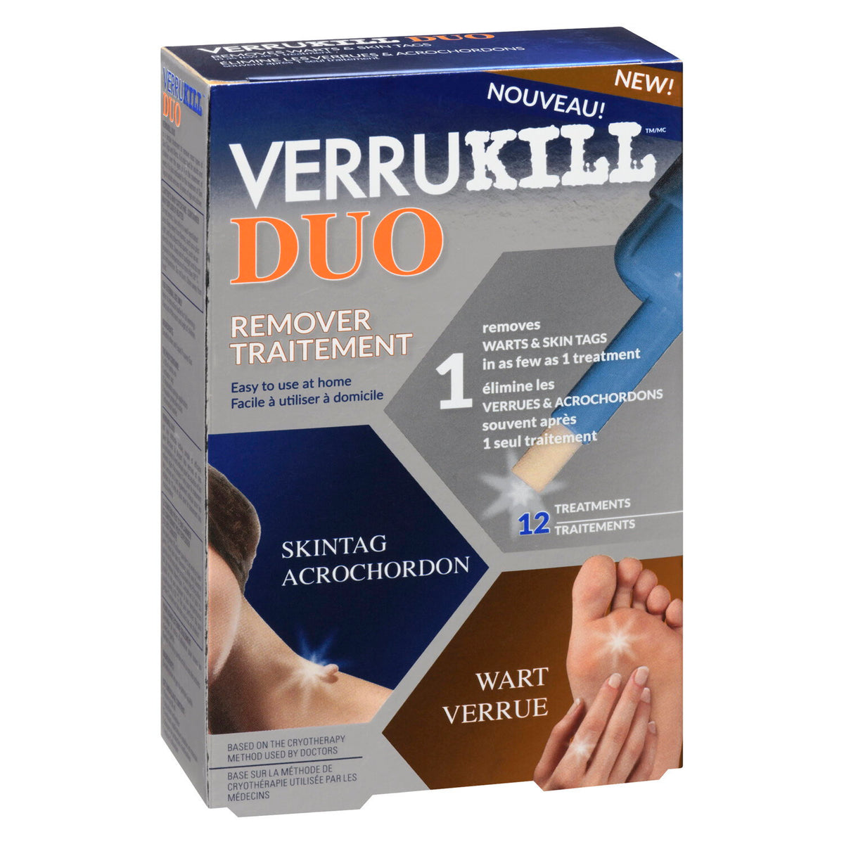 Verrukill Duo Skin Tag & Wart Remover, 12 Treatments