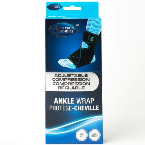 Trainer's Choice Ankle Compression Wrap, One Size