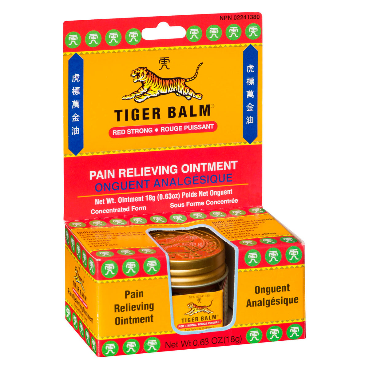 Tiger Balm Red Strong Pain Relieving Ointment 18 g
