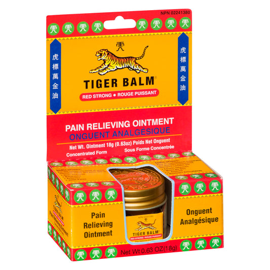 Tiger Balm Red Strong Pain Relieving Ointment 18 g