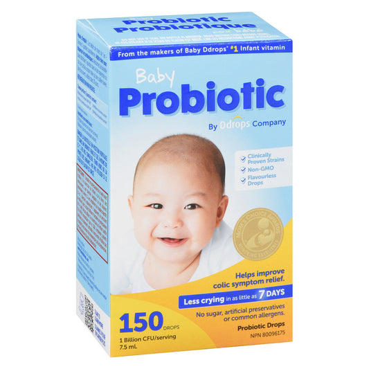 Ddrops Baby Probiotic Drops, 150 Drops (7.5 mL)