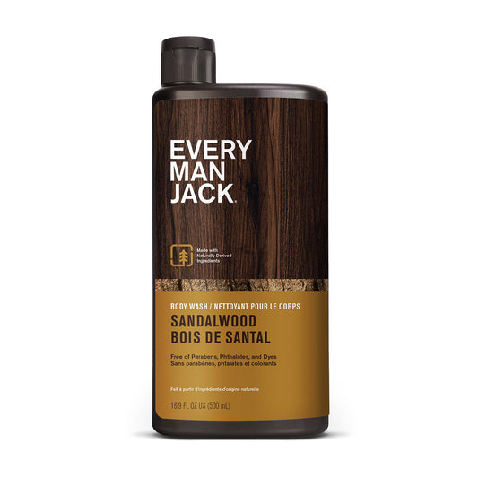 Every Man Jack Sandalwood Body Wash, 500 mL