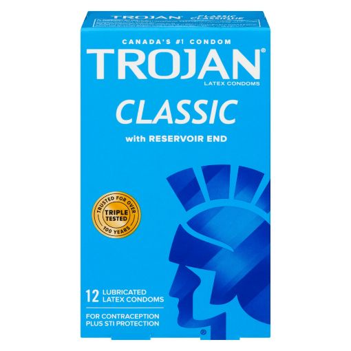 Trojan Classic Lubricated Condoms, 12 Count