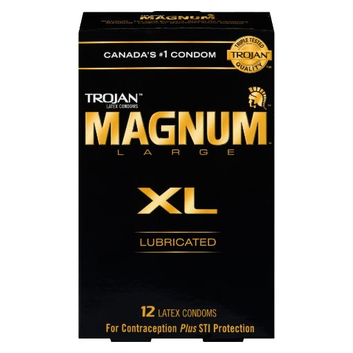 Trojan Magnum XL Condoms, 12 Count