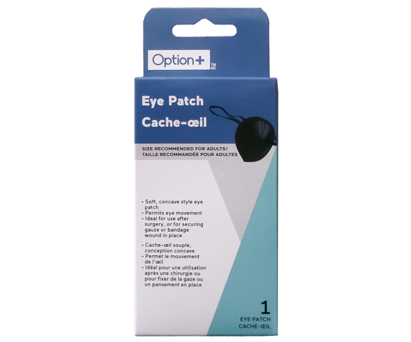 Option+ Adult Eye Patch, Black
