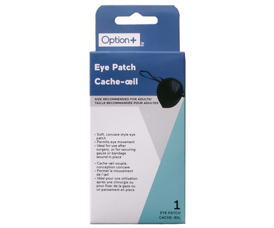 Option+ Adult Eye Patch, Black