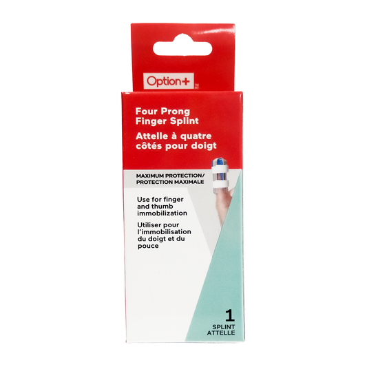 Option+ Four Prong Finger Splint, Medium