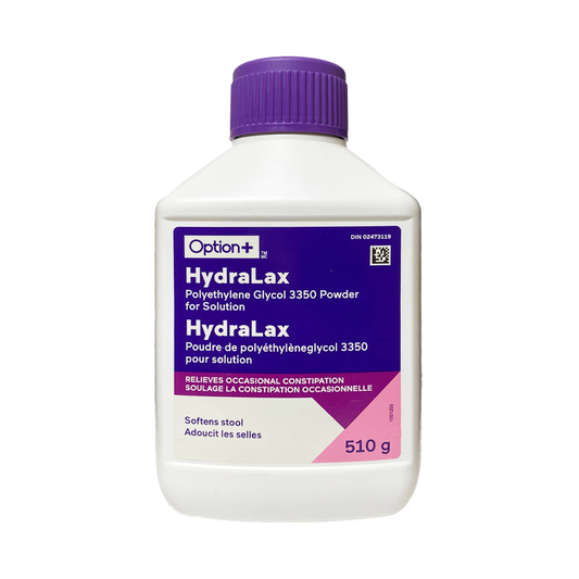 Option+ Hydralax Polyethylene Glycol 3350 Powder for Solution, 510 g