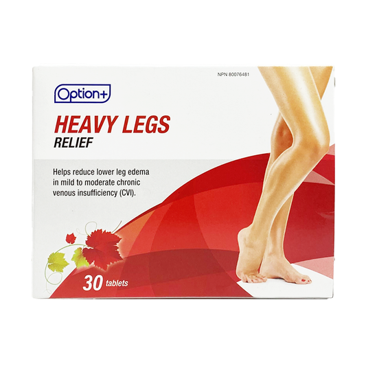 Option+ Heavy Legs Relief 360 mg Tablets, 30 Count
