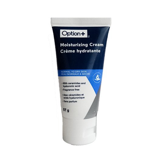 Option+ Moisturizing Cream for Normal to Dry Skin, 57 g