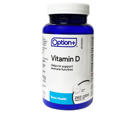 Option+ Vitamin D 1000 IU Tablets, 260 Count