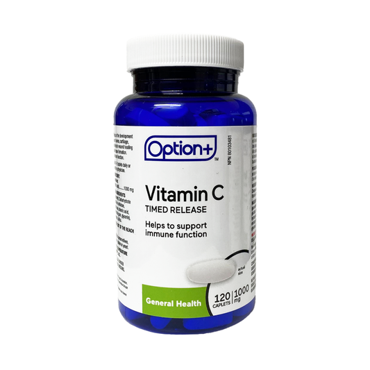 Option+ Vitamin C 1000 mg Caplets, 120 Count