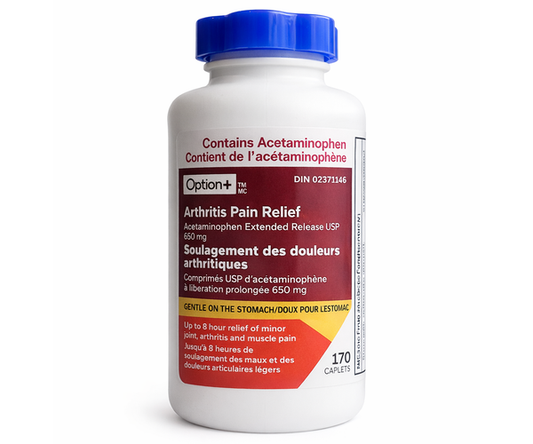 Option+ Arthritis Pain Relief Caplets 650 mg, 170 Caplets