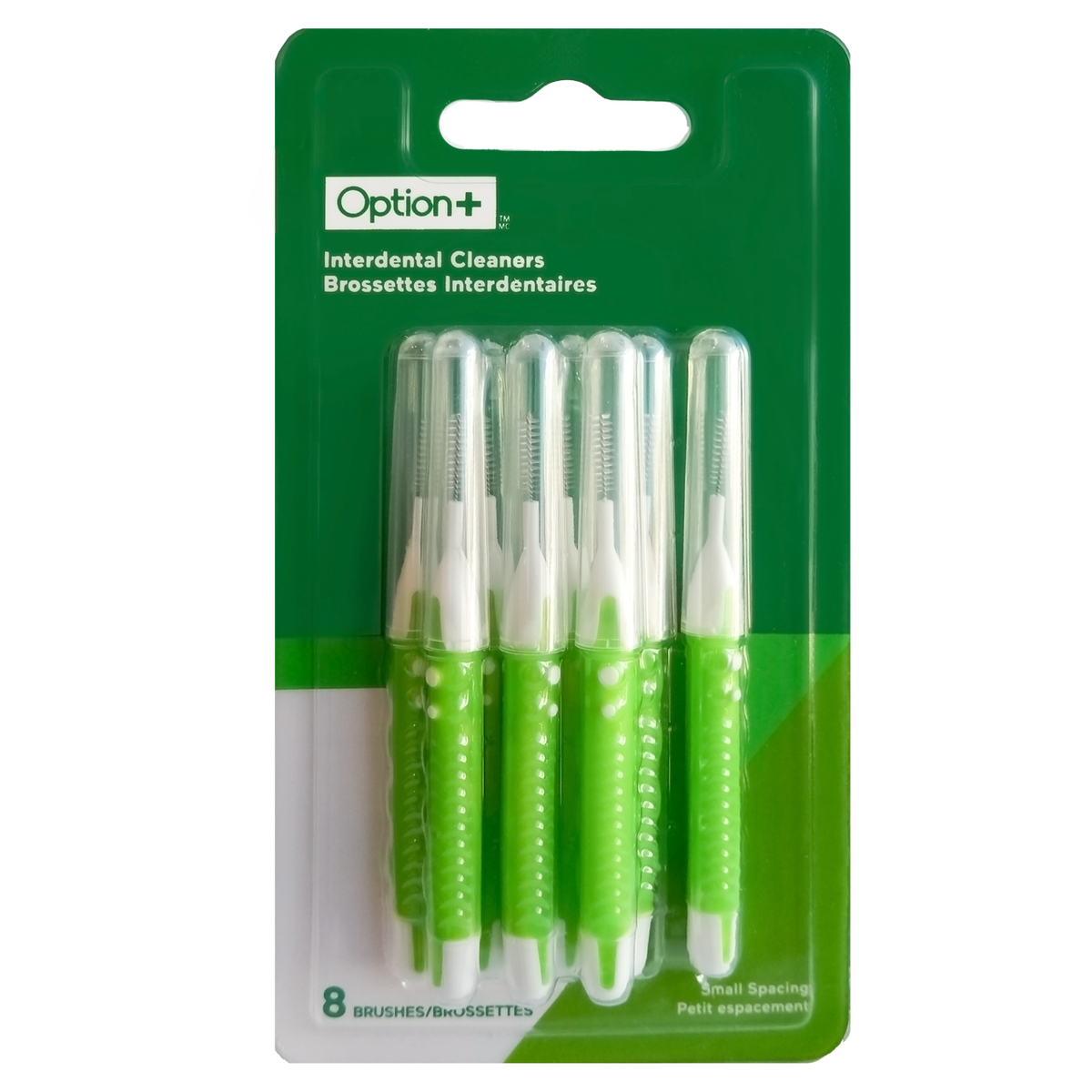 Option+ Interdental Cleaners, Small Spacing, 8 Brushes