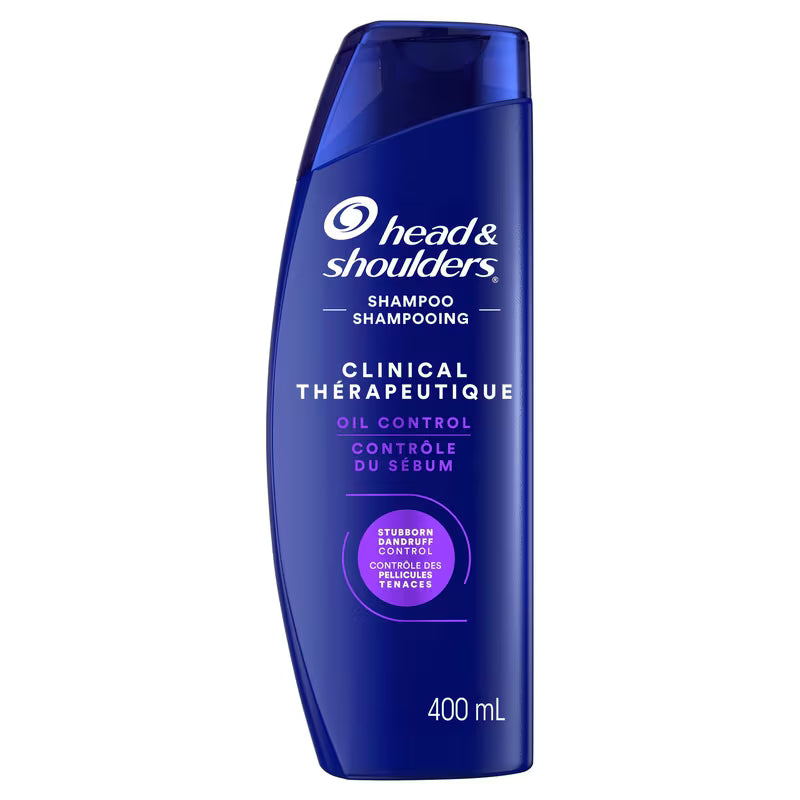 Head & Shoulders Clinical Dandruff Defense + Advanced Oil Control Shampoo, 400 mL