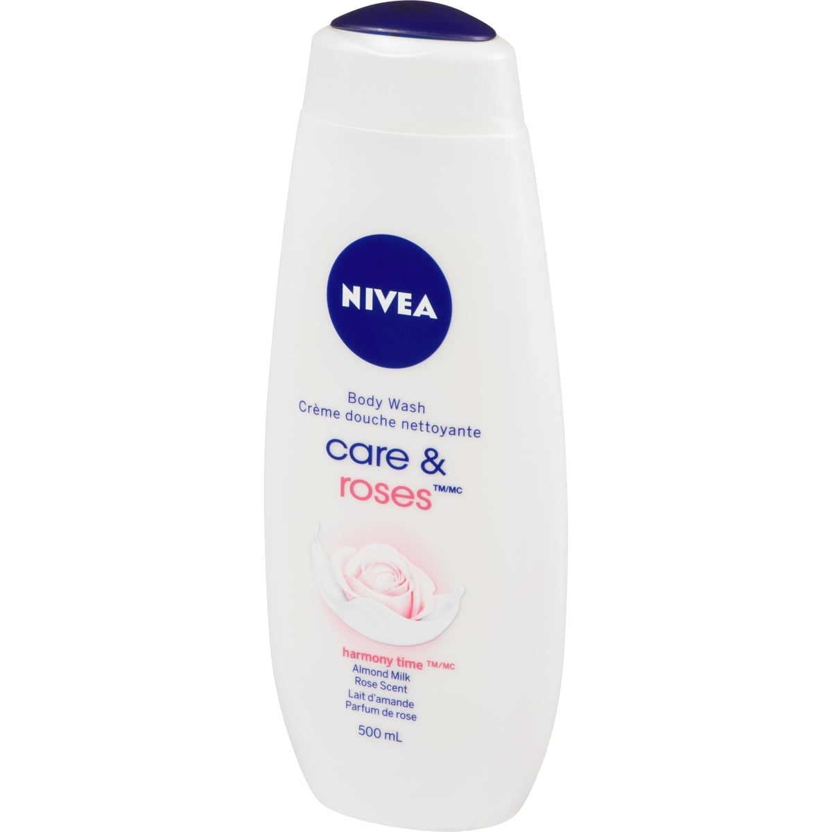 NIVEA Care & Roses Body Wash with Almond Milk, 500 mL