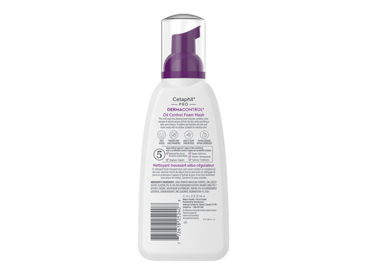 Cetaphil PRO DermaControl Oil Control Foam Wash, 236 mL