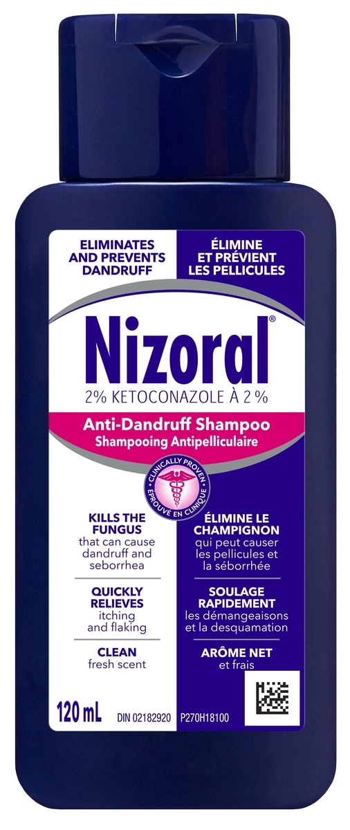 Nizoral Ketoconazole 2% Anti-Dandruff & Itchy Scalp Shampoo 120 mL