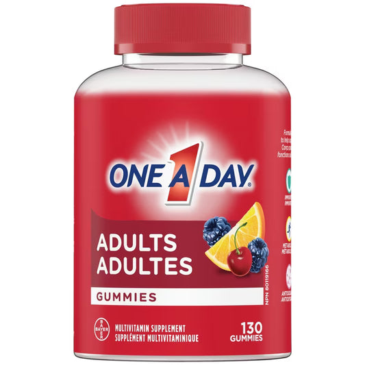 One A Day Adult Multivitamin Gummies, 130 Gummies