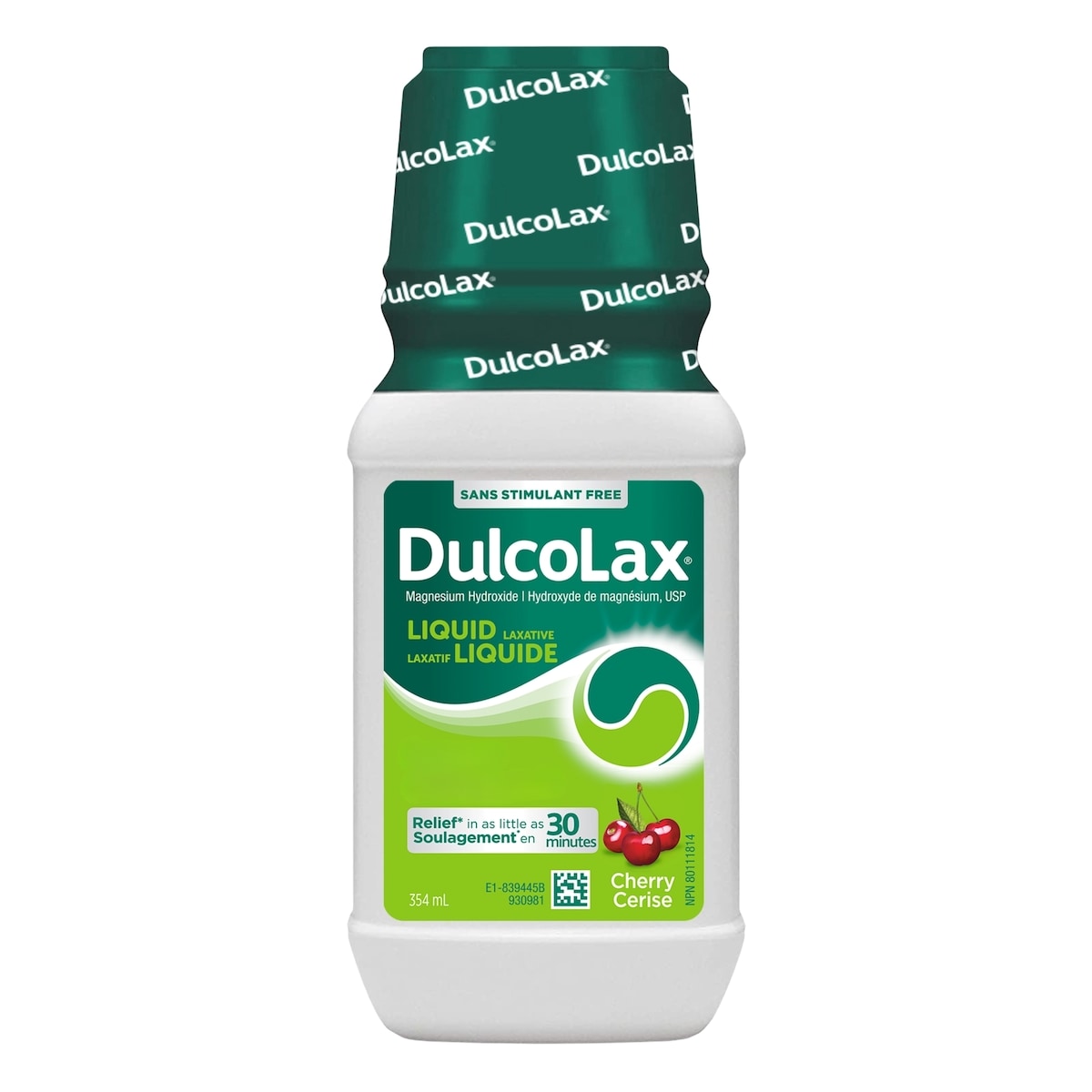 DulcoLax Liquid Laxative Cherry Flavour 354 mL