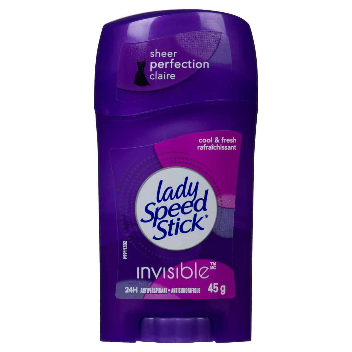 Lady Speed Stick Invisible Antiperspirant Deodorant, Cool Fresh, 45 g