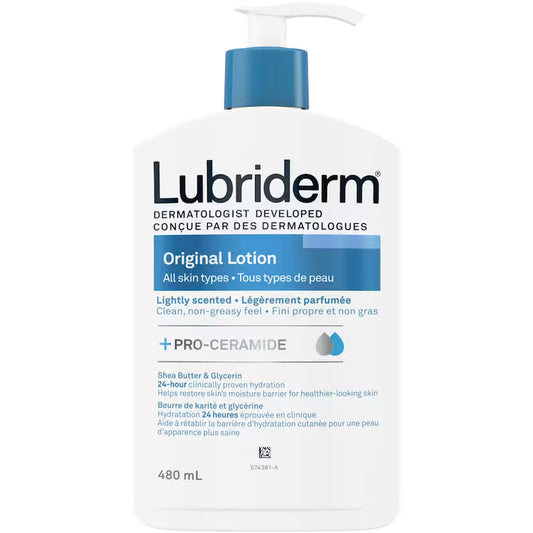 Lubriderm Original Lotion with Shea Butter, Glycerin & Pro-Ceramide, 480 mL