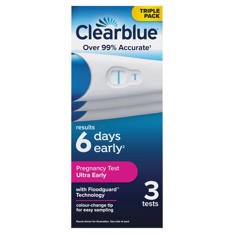 Clearblue Ultra Early Visual Pregnancy Test, 3 Tests