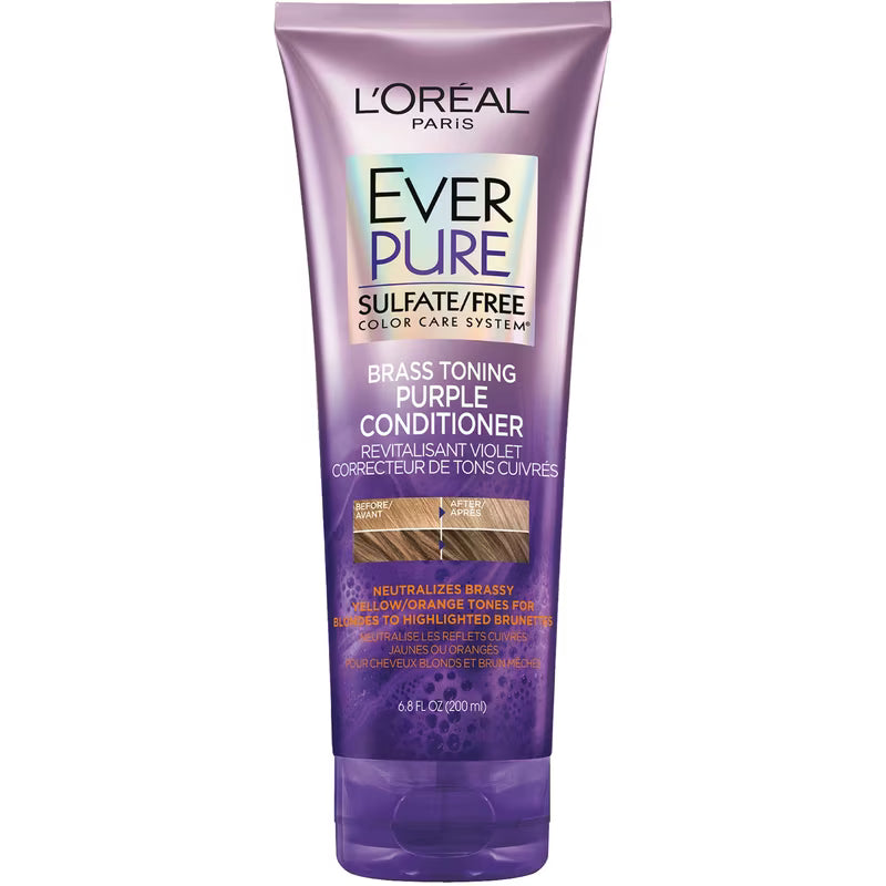 L'Oréal Paris EverPure Sulfate-Free Purple Conditioner, 200 mL
