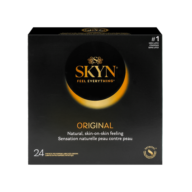 SKYN Original Non-Latex Lubricated Condoms, 24 Count