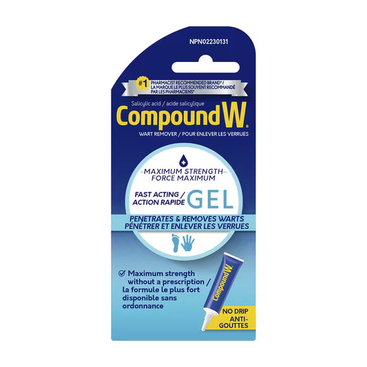 Compound W Maximum Strength Fast Acting Wart Remover Gel 17% - 7 g