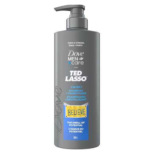 Dove Men+Care Thick + Strong 2-in-1 Shampoo + Conditioner, 530 mL