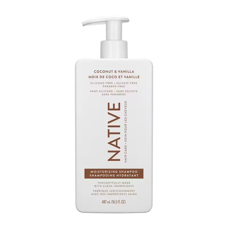Native Coconut & Vanilla Moisturizing Shampoo, 487 mL