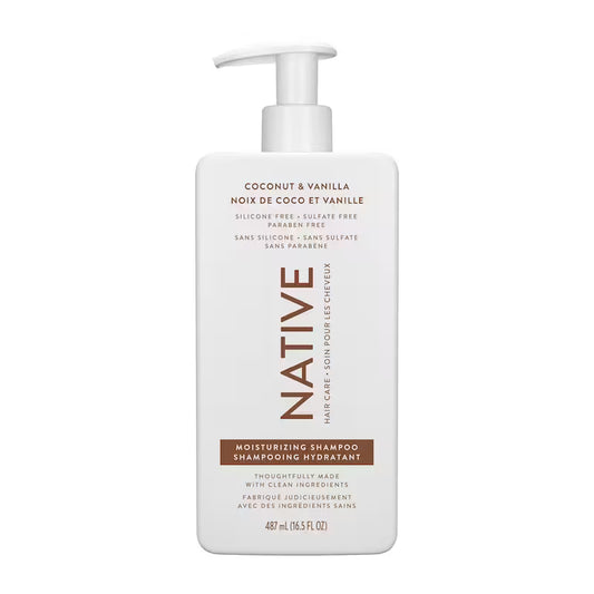 Native Coconut & Vanilla Moisturizing Shampoo, 487 mL