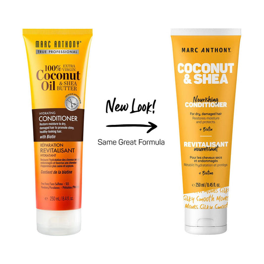 Marc Anthony 100% Extra Virgin Coconut Oil & Shea Butter Hydrating Conditioner, 250 mL